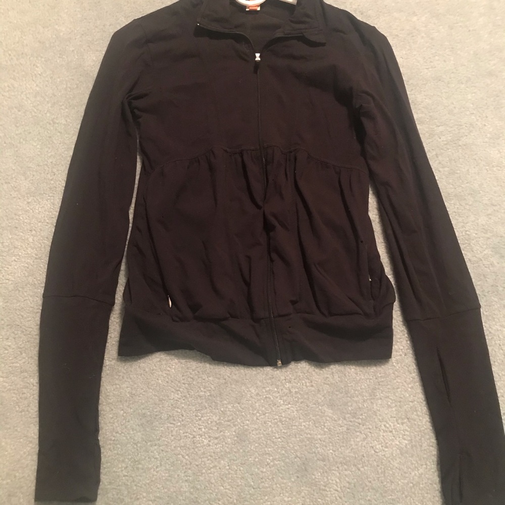 Lucy black zip up!